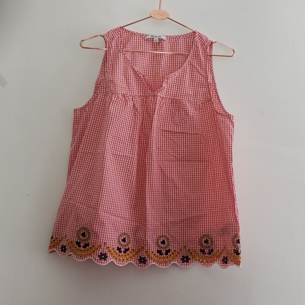 Madewell sleeveless blouse